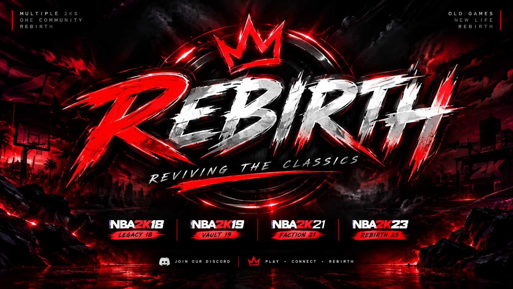 Rebirth: multiple 2Ks, one community